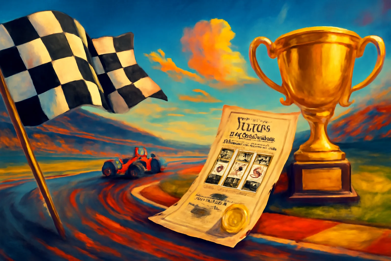 How to Play Checkered Flag Pokies